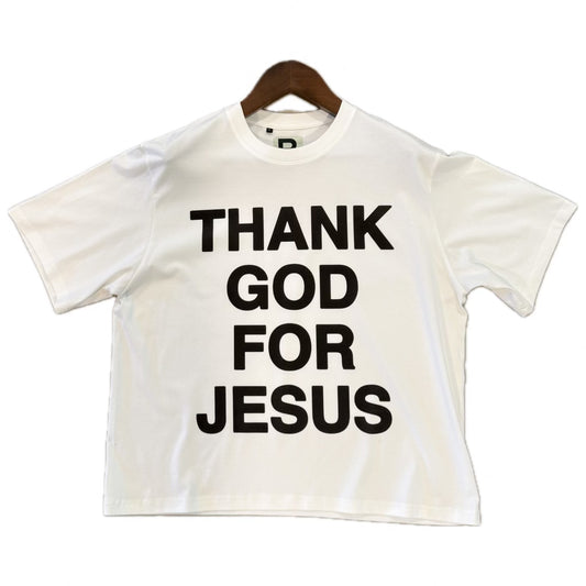 TGFJ - Heavy OverSized Crew Neck Tee - White