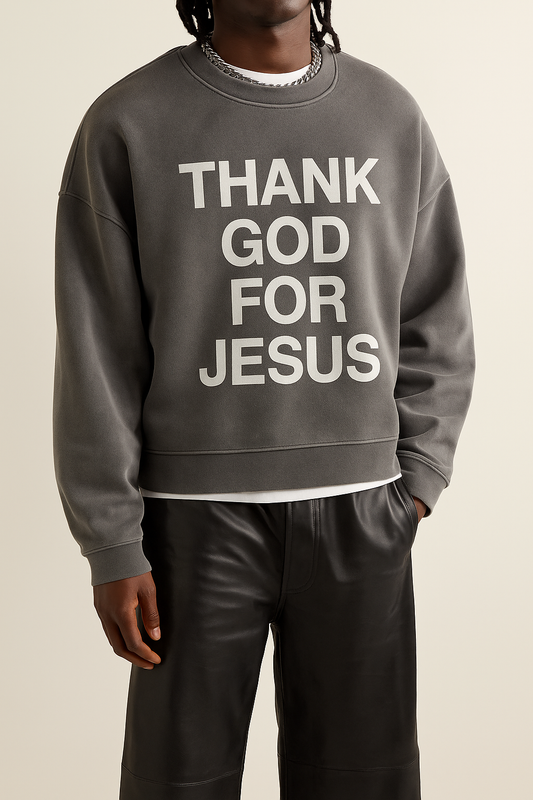 TGFJ - Heavy Crew Neck - Mono Cider (Vintage Black)