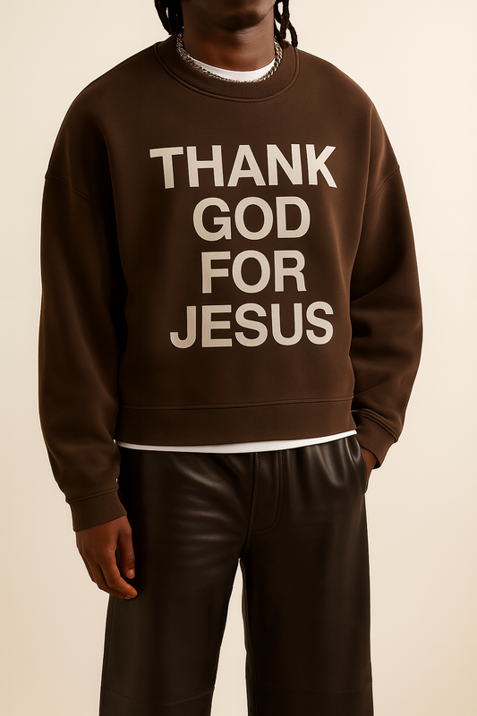 TGFJ - Heavy Crew Neck - Desert Oil (Brown)